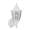 Designers Fountain Waterbury 1425 in 1Light White Outdoor Wall Lantern with Clear Glass Shade 2462-WH - alternate 1